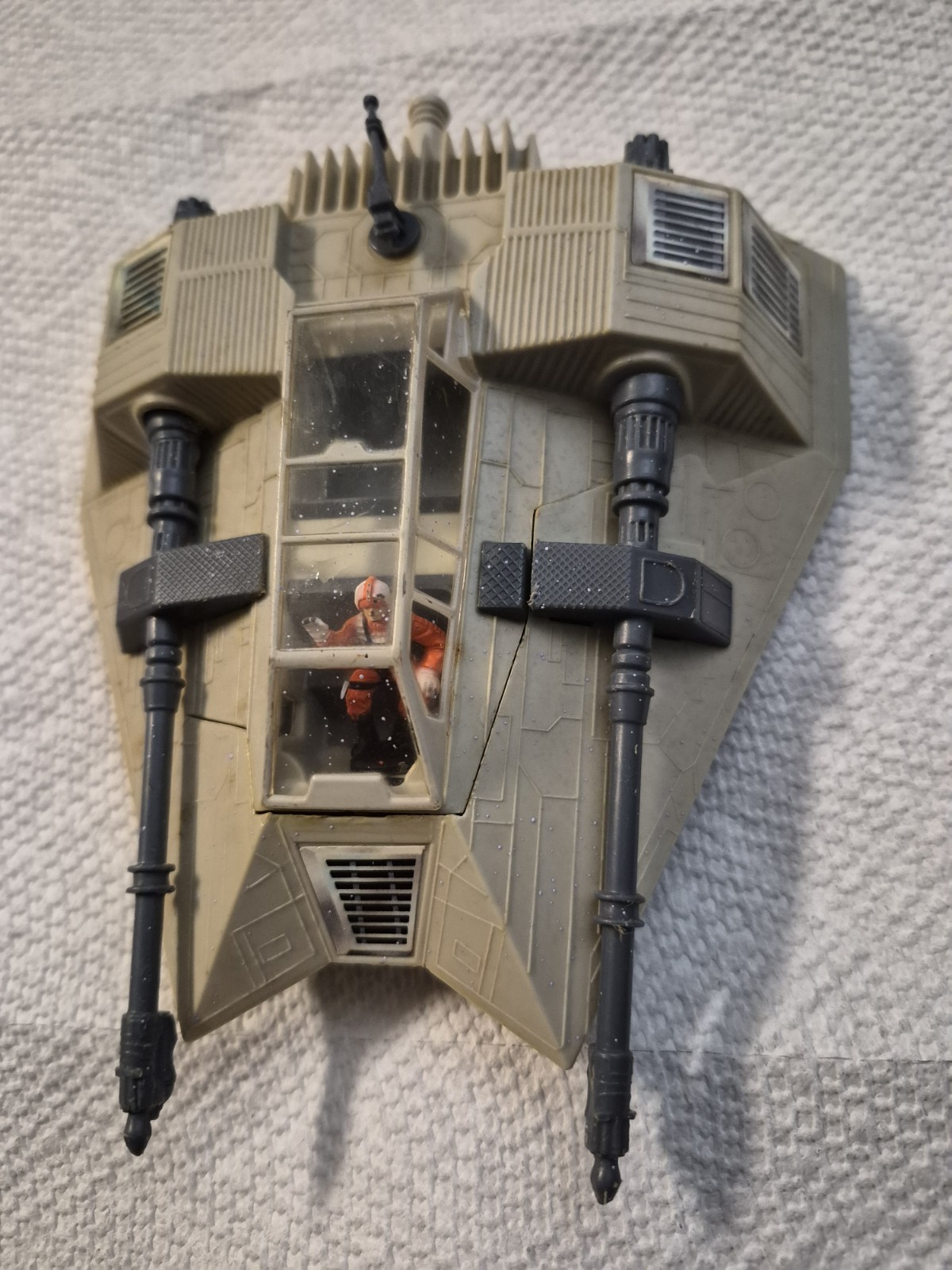 Vintage Star Wars MICRO COLLECTION SNOWSPEEDER Kenner 1982 with figure
