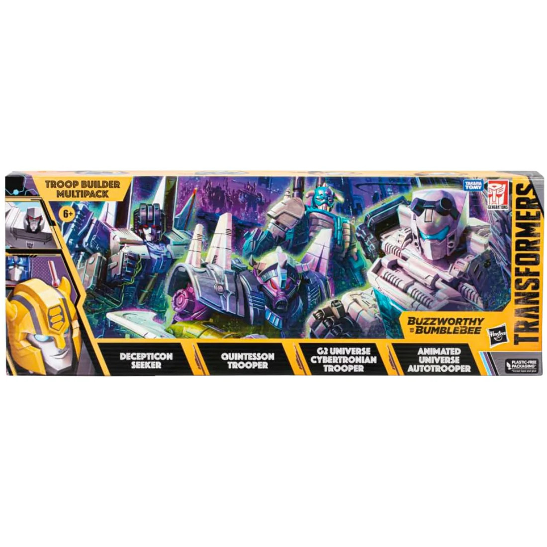 Transformers – Troop Builder Multipack Action Figure Set (Decepticon Seeker, Q