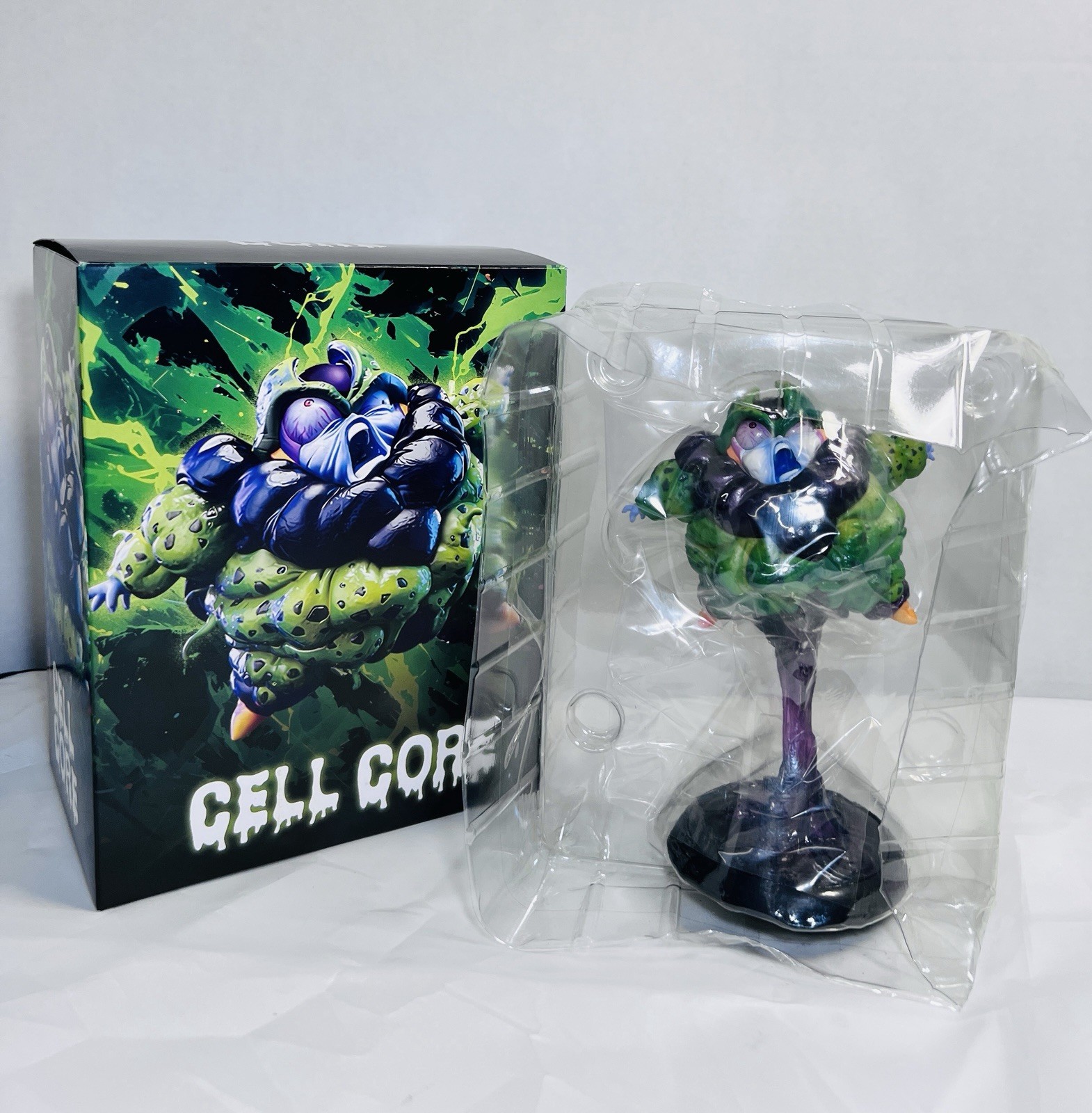 Dragon Ball Z Cell Core Self-Destruct Figure Statue From Anime Cell Games Scene