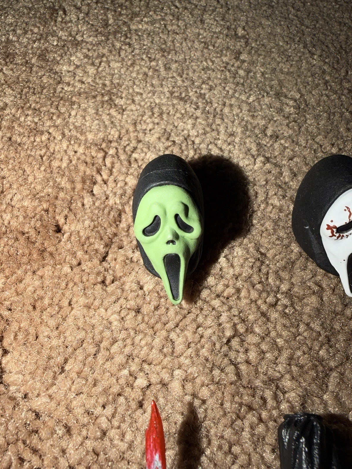 NECA Ultimate Ghost Face Scream Accessories Lot Heads Knives Hands Parts