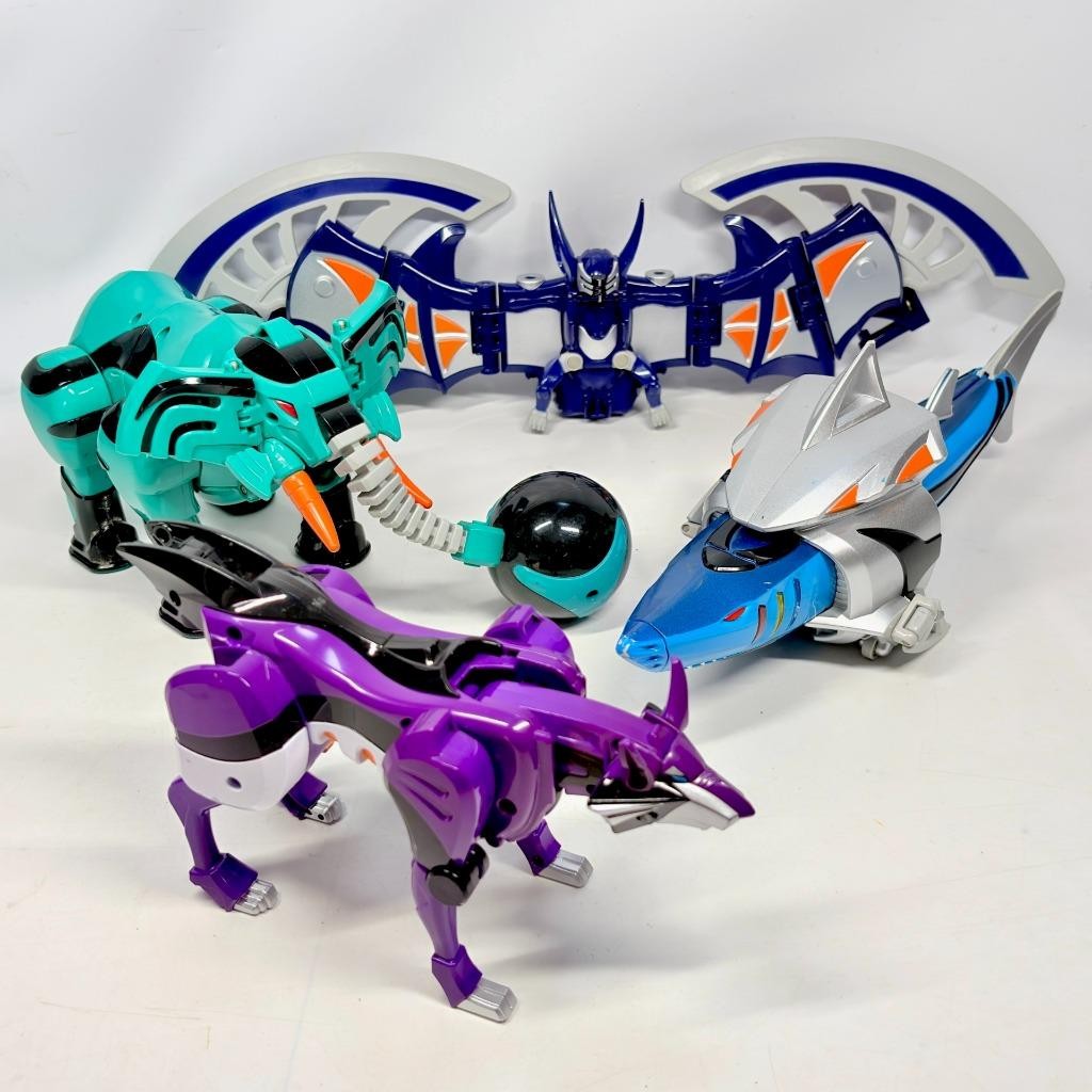 Gekiranger DX Zord 4p Geki Wolf Bat Elephant Shark Power Rangers Jungle Fury 15