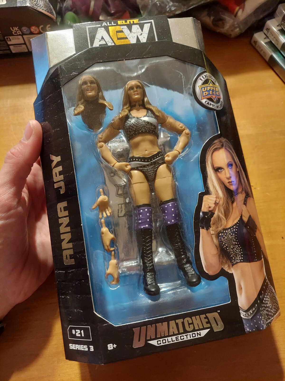 ANNA JAY #21 WWE All Elite Unmatched Collection Series 3 Wrestling AEW & CARDS