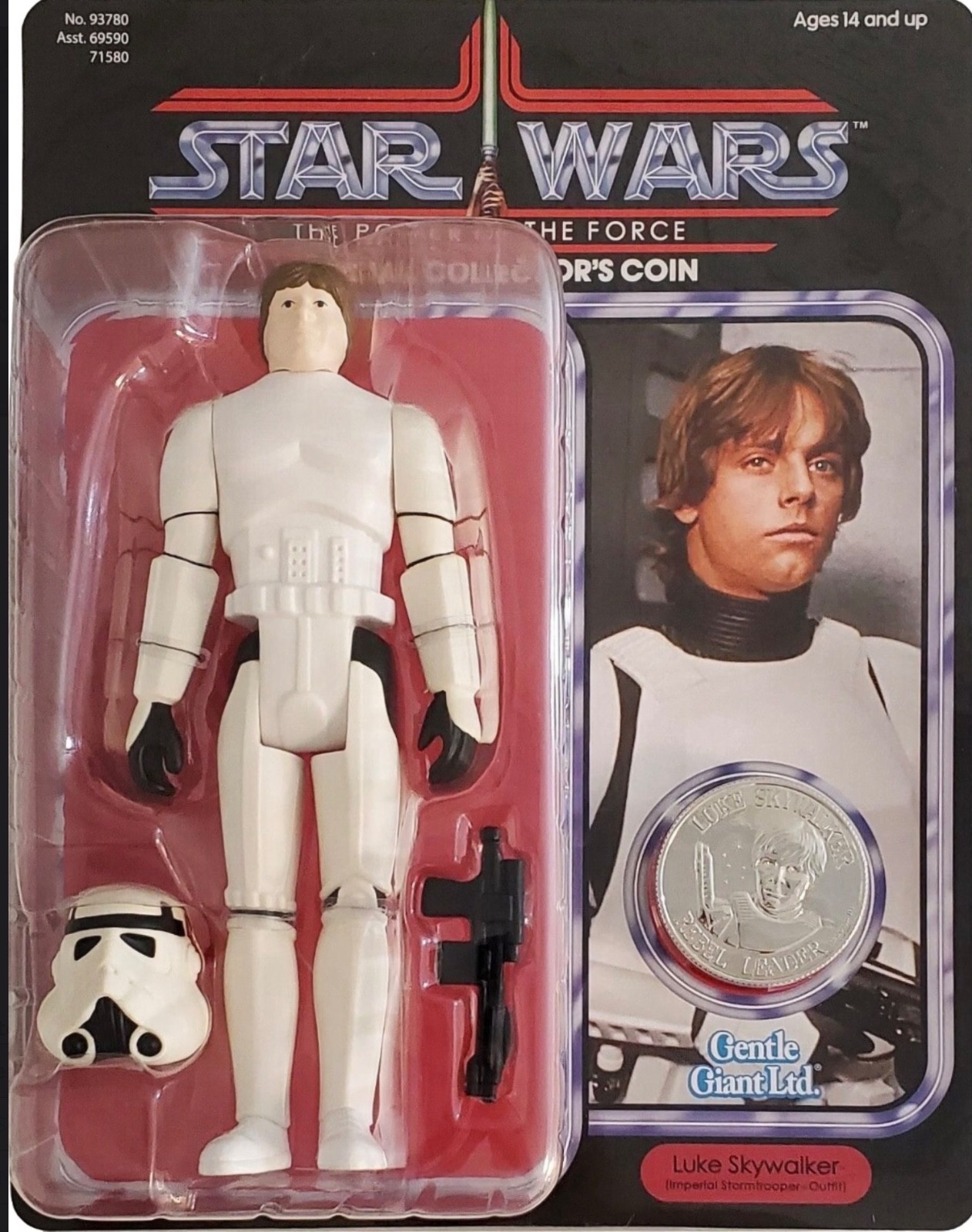 GENTLE GIANT STAR WARS FIGURE JUMBO LUKE AS STORMTROOPER