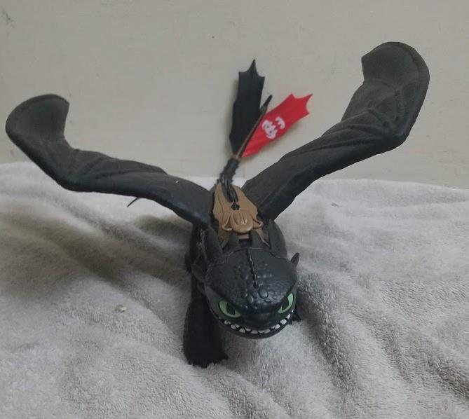 How To Train Your Dragon Action Figure BARREL ROLL TOOTHLESS 15&Prime; Lights & Sounds