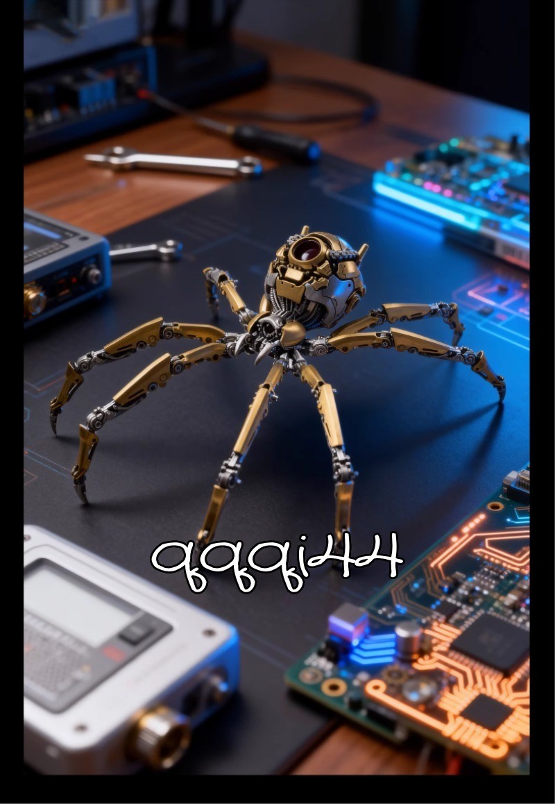 Black Widow Mechanical Spider Action Figure EDC Relaxing Toy Model Xmas Gift 1PC