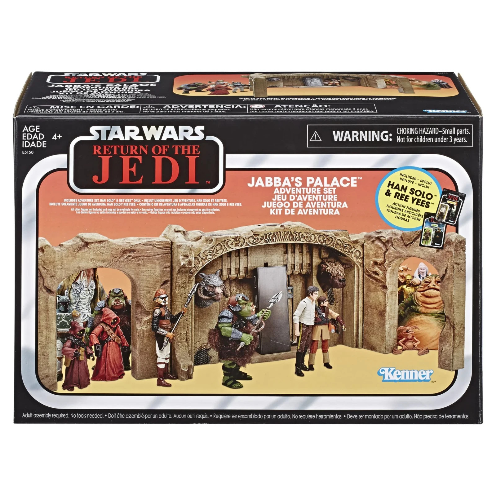 New Star Wars: Return of the Jedi Jabba&rsquo;s Palace Toy Action Figure Set WALMART