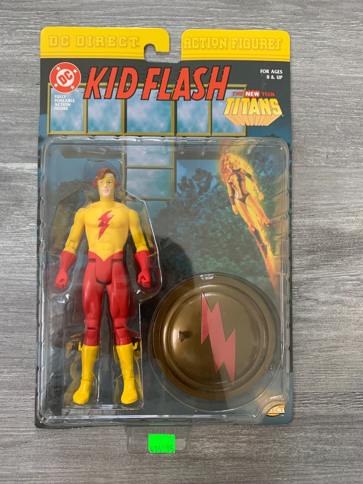 2000 KID FLASH 6.5&Prime; Action Figure MOC C-7.5 DC Direct