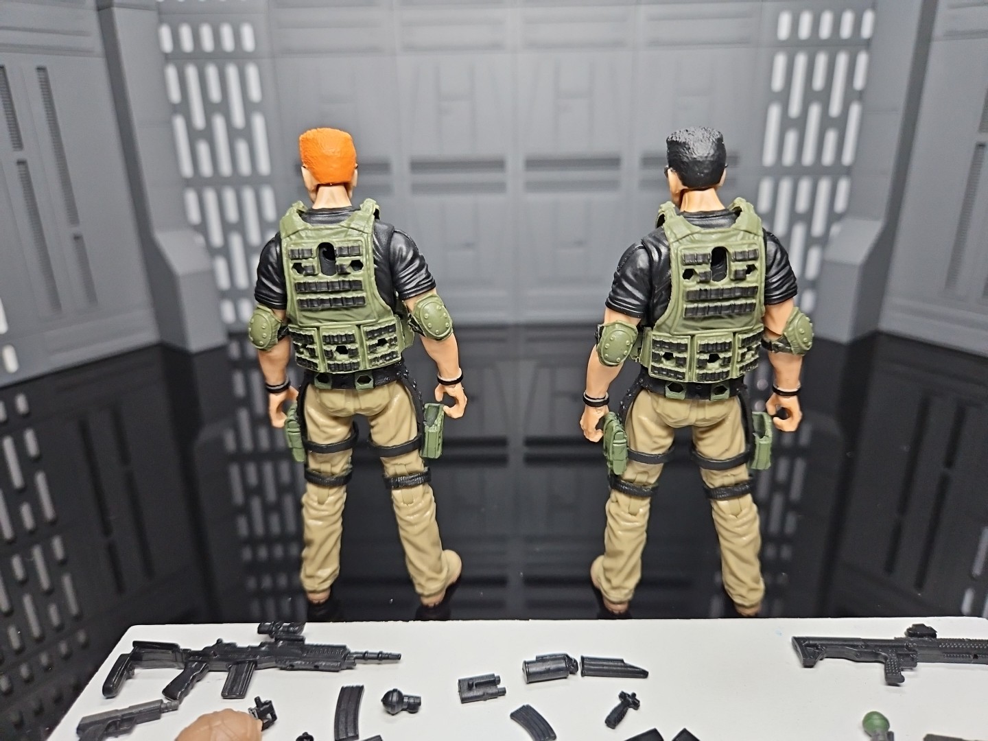Marauder Task Force MTF figure 1/18 3.75 GI Joe Alt Contract Ops lot of 2 #52