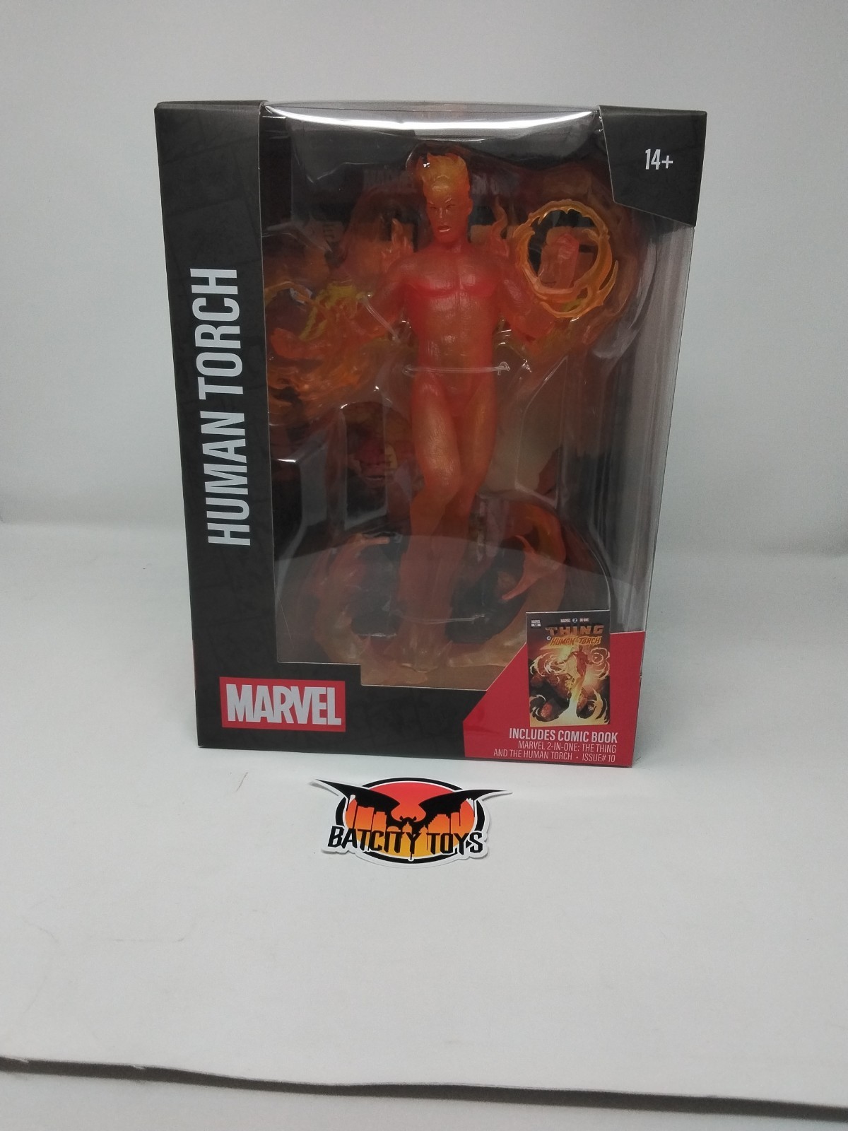 Fantastic Four Human Torch Marvel #10 1:6 Collectible 11.81In McFarlane Toys