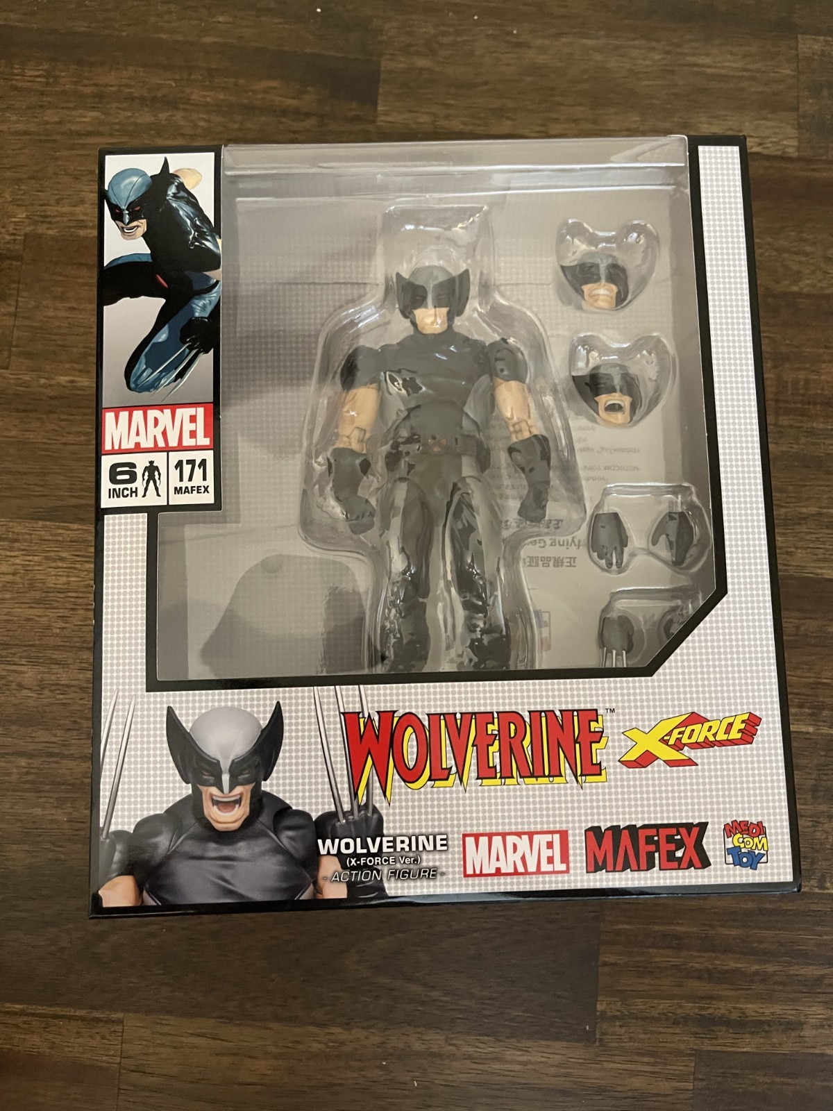 WOLVERINE X-FORCE Ver. Marvel X-Men Medicom Toy MAFEX No. 171 (Open Box)