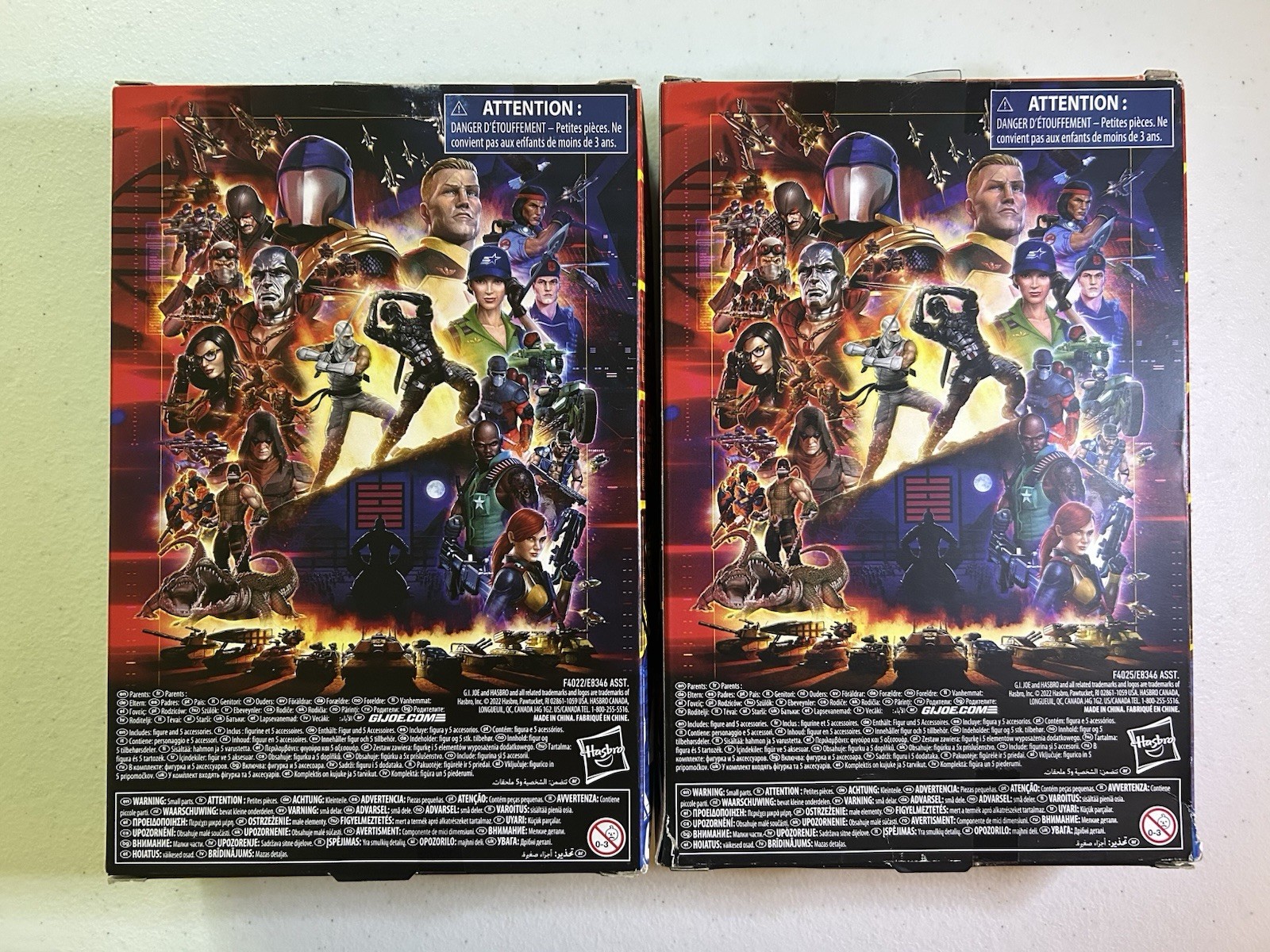G.I Joe Classified Series – #44 #45 Xamot & Tomax 6 Inch Figures Cobra NEW