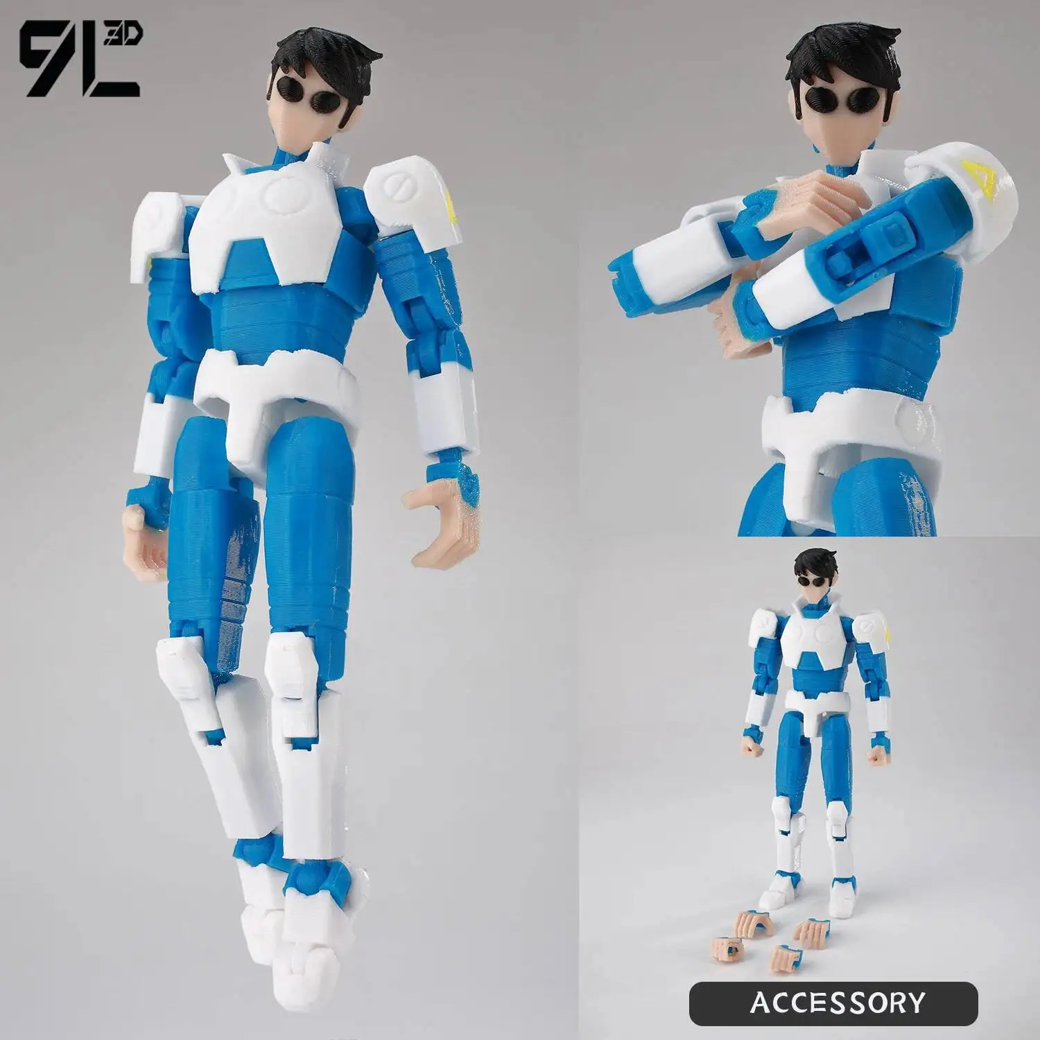 9L3D Lucky13 Invincible Tech Jacker 1/12 Action Figure T13 NEW