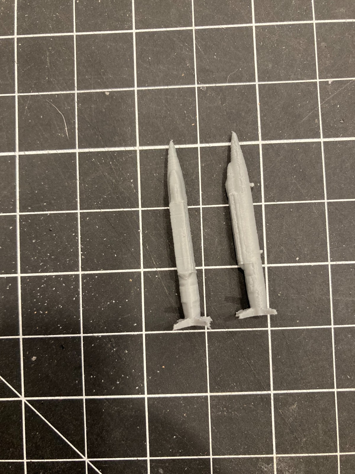 3d Printed 8 pack, GBU-39-Small Diameter Bomb (8 bombs), Multiple Scales