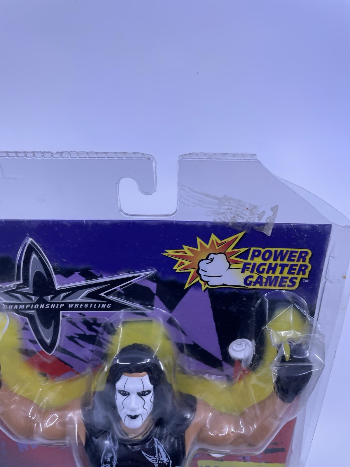STING ACTION FIGURE Electronic WCW Wrestling Power Fighter TIGER 1999 HASBRO