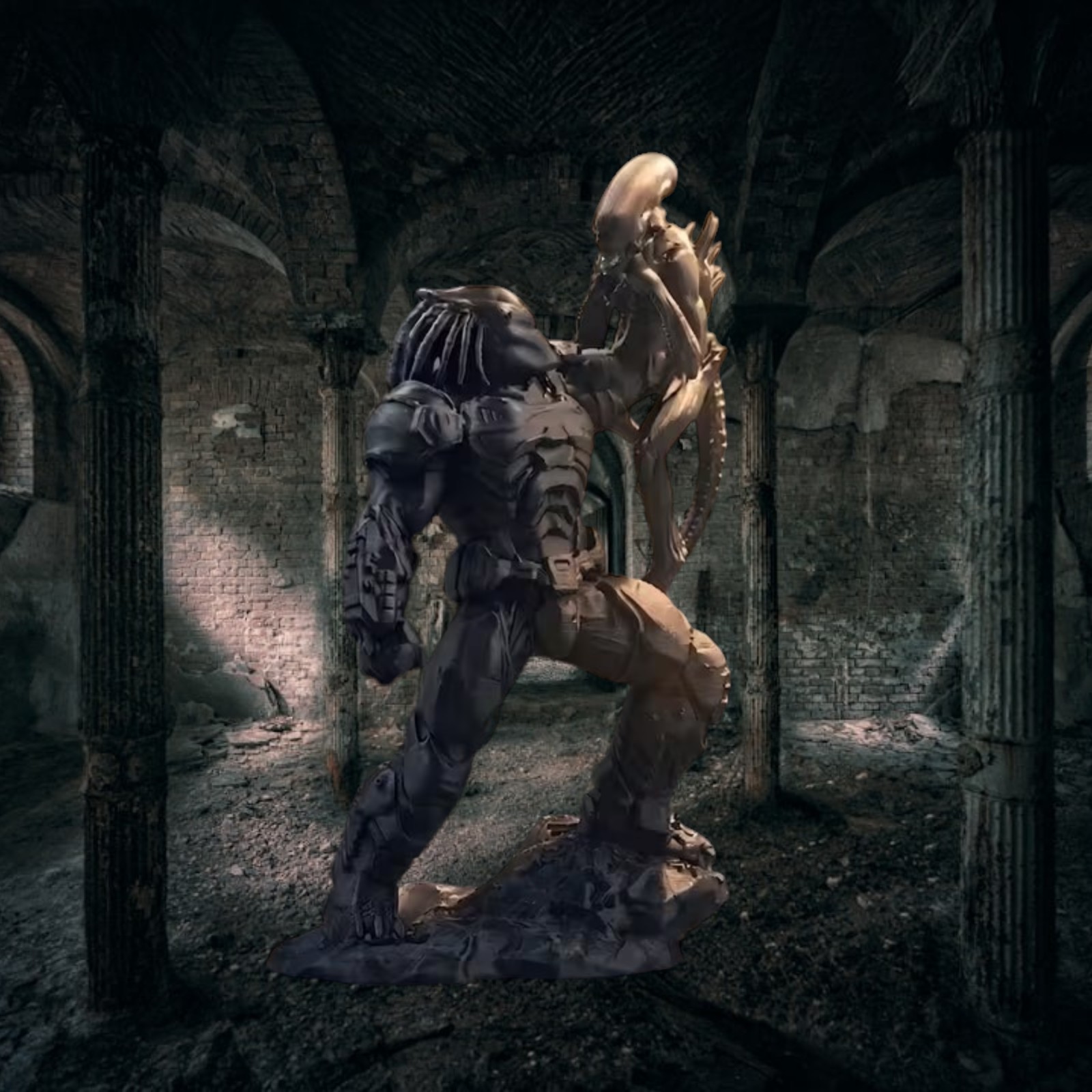 Predator Series Alien Vs Predator Statue Figure Gift