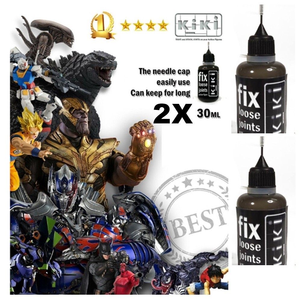 2X Kiki Fix Loose Joints Action Figures Tight Stuck By Kiki Official 30ml