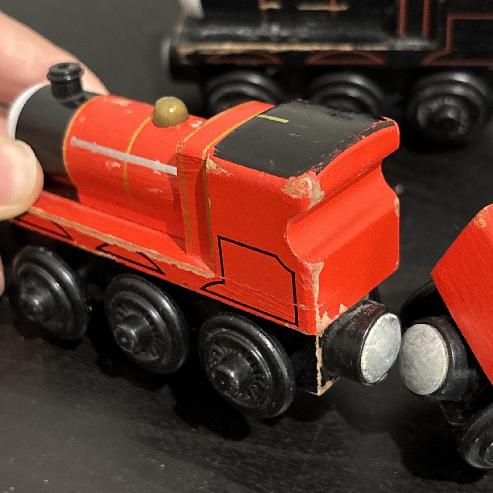 Thomas & Friends Introducing James and James With Tender Wooden Railway Trains