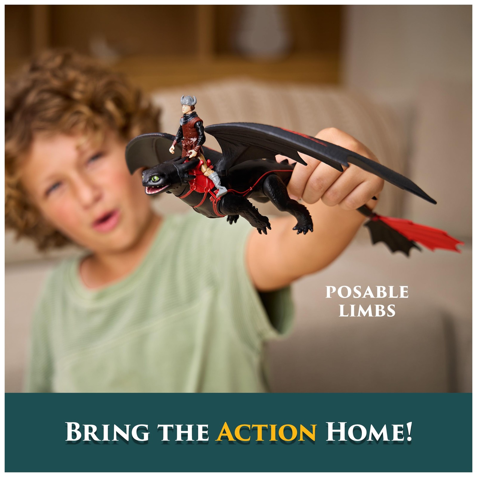 How to Train Your Dragon, Toothless & Hiccup, Viking Duo Action Figures