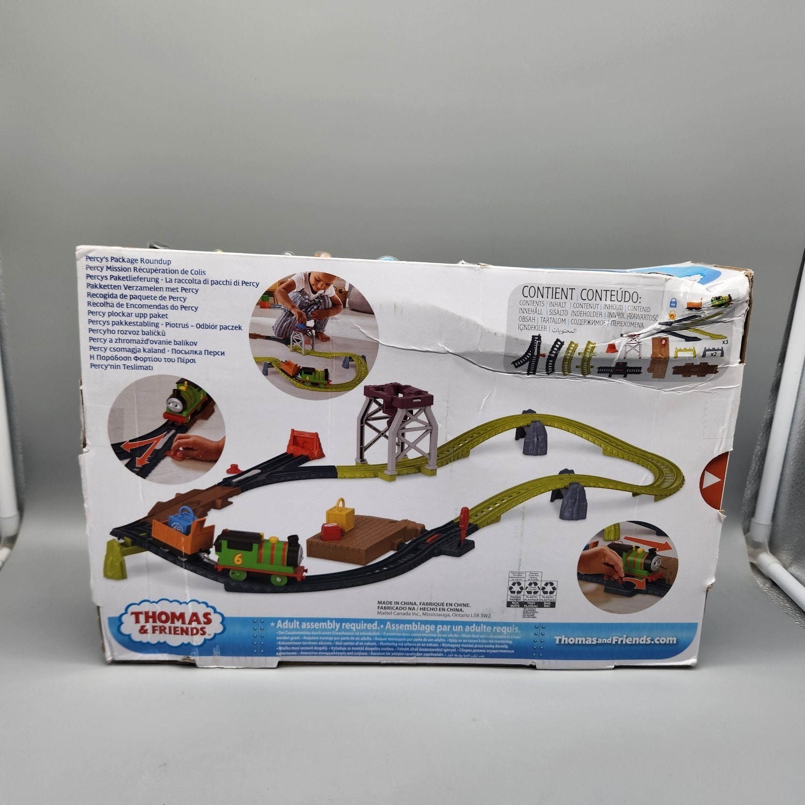 Thomas & Friends Percy&rsquo;s Package Roundup Fisher-Price *BOX DAMAGE 2021 HTF Toy