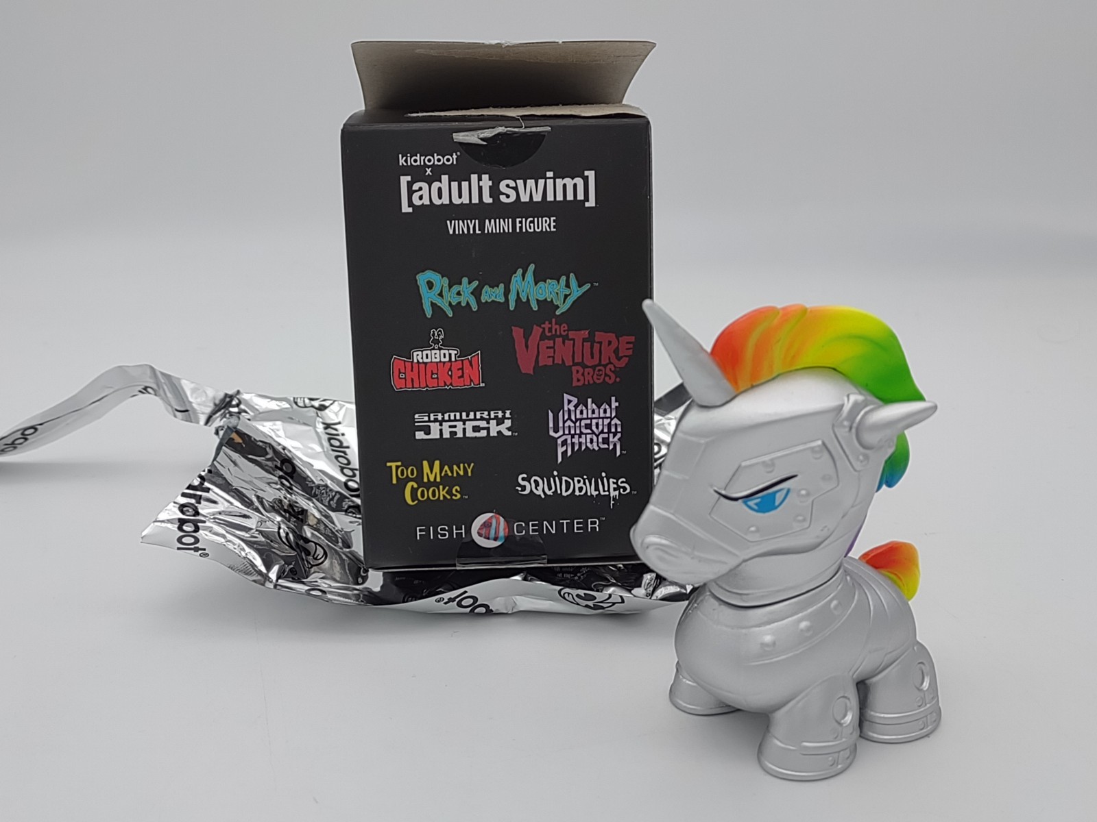 Kidrobot Adult Swim Series 2 Robot Unicorn Attack 3&Prime; Figure Chase