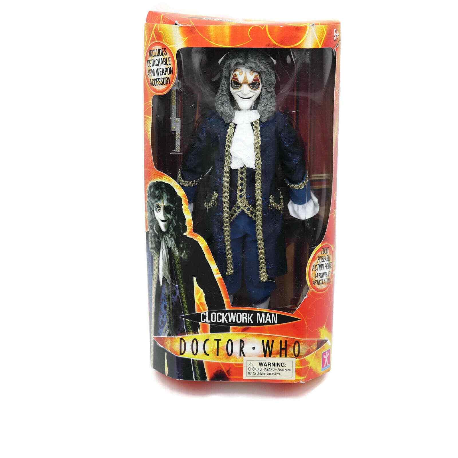 RARE Doctor Who 12&Prime; Action Figure Clockwork Man (19-785)