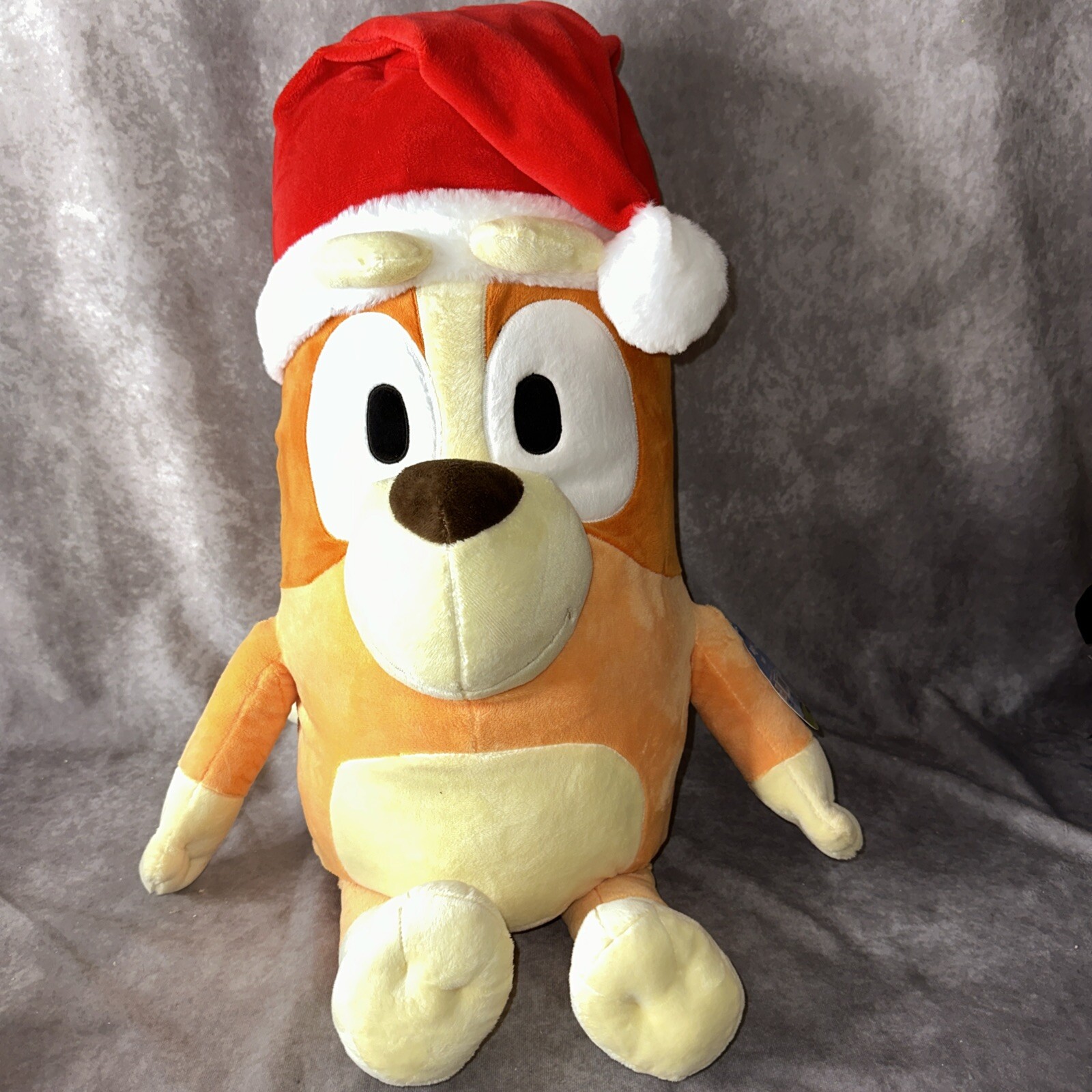 Jumbo Plush – Bingo Christmas 2024 Santa Hat 24 Inches