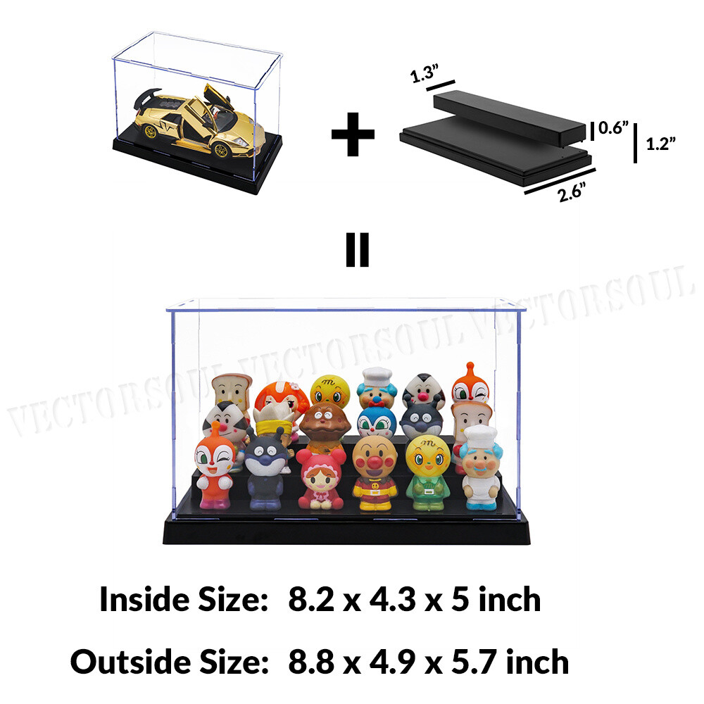 Acrylic Display Case Dustproof Box 1/6 Action Figures Large Collectibles US 16”