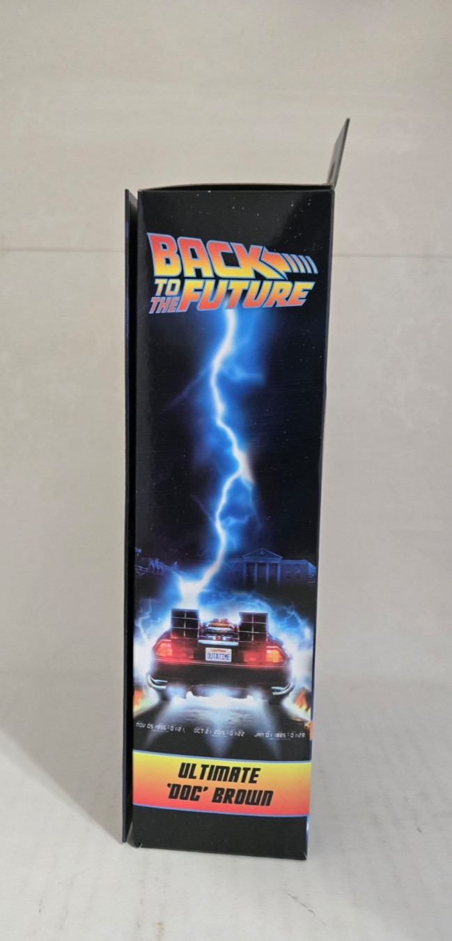 NECA Back to the Future Doc Brown Finale Version Sealed In Hand