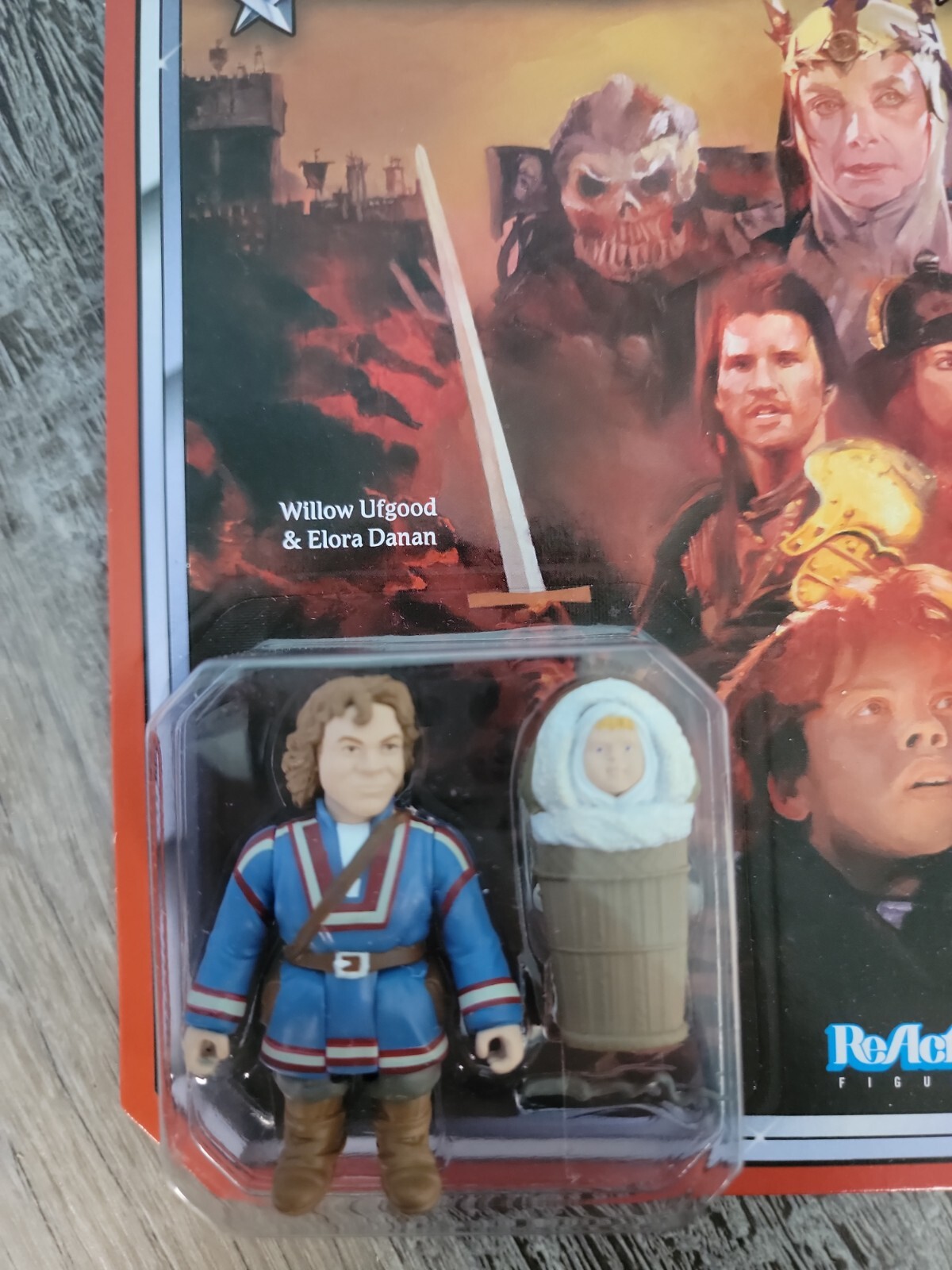 D23 Expo limited exclusive Super7 Reaction Willow 3.75&Prime; Rare New Unpunched