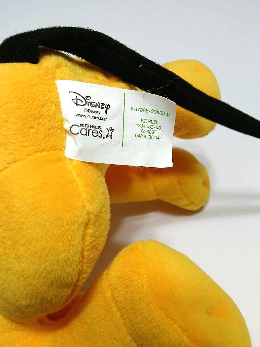 Plush Kohl&rsquo;s Cares Pluto Dog Disney Soft Stuffed Animal Toy All Ages