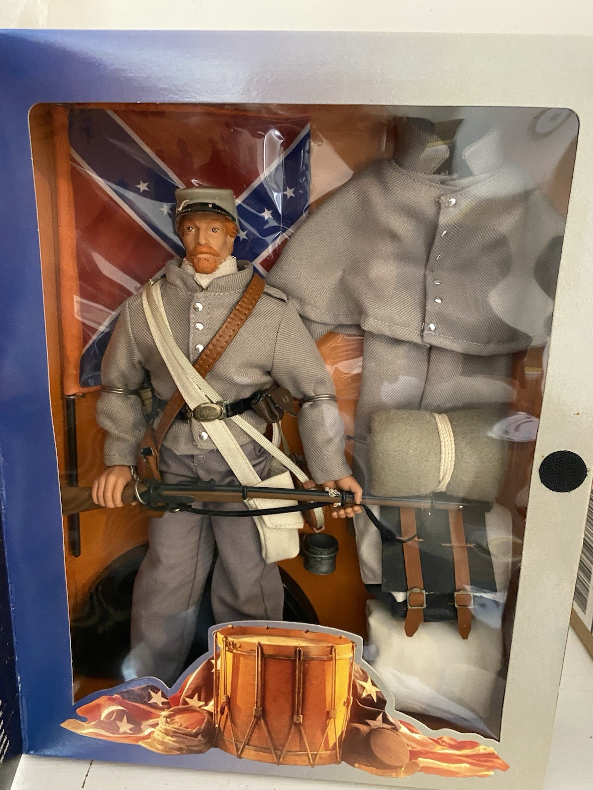 Civil War Army Of Virginia 1861-1865. 12 INCHES G.I. Joe Brand. NEW SEALED .OOP.