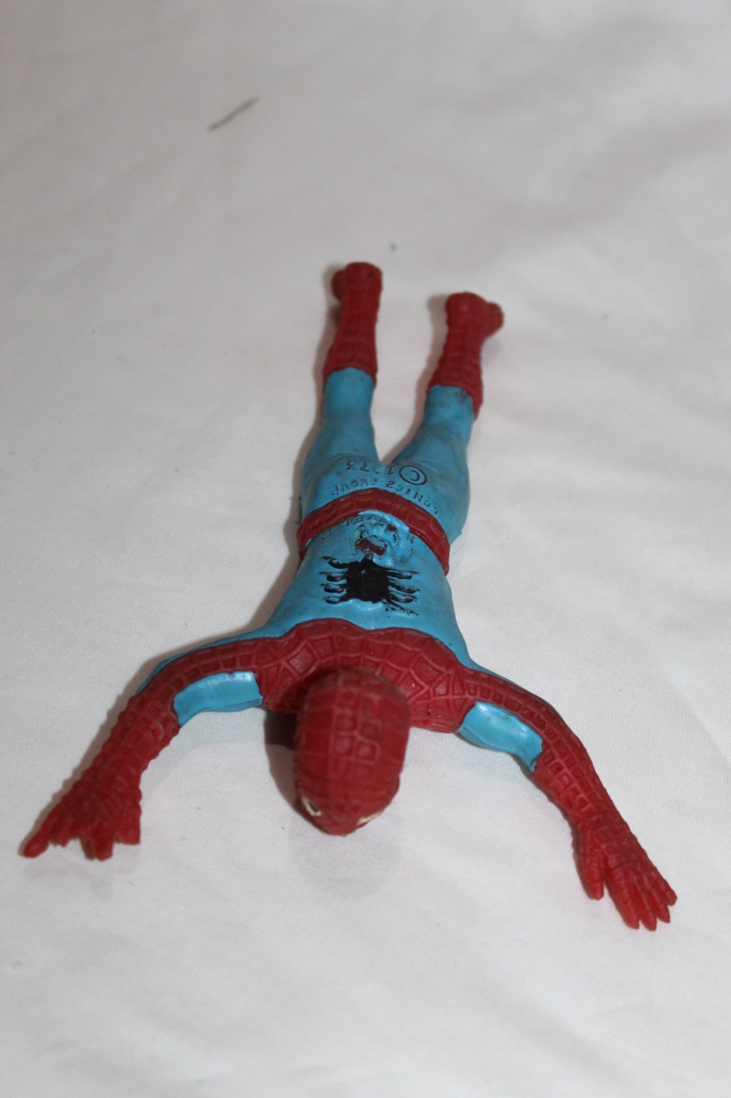 Vintage Flying Spiderman Jiggler Action Figure Ben Cooper 1973 DC Comics