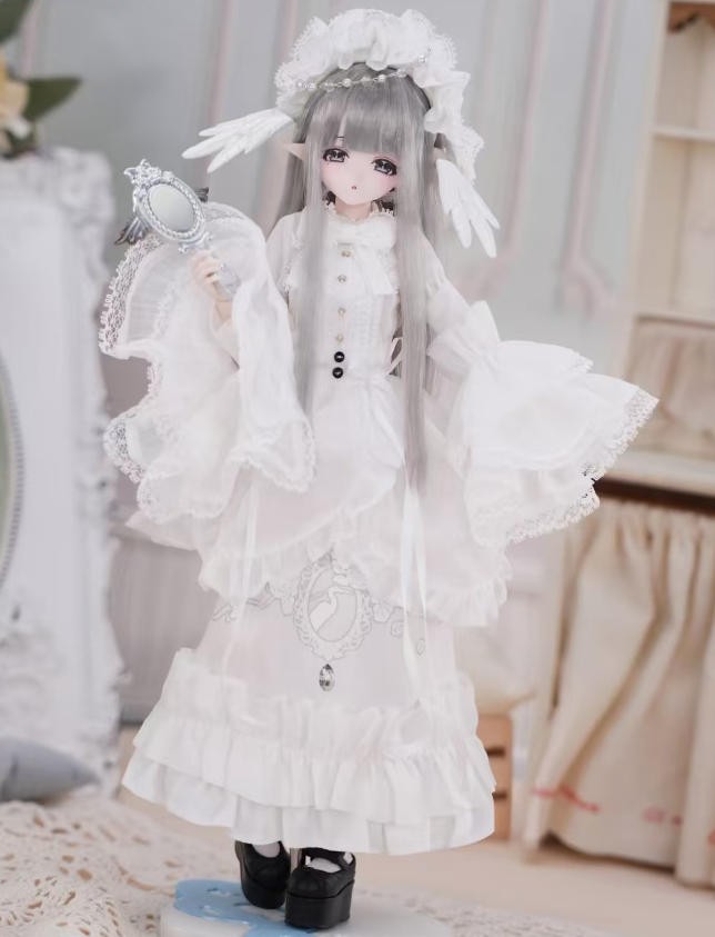 Come4Free Egret Aoerxiya Feather Fog Poem 22cm/8.6In Bjd Action Figure Gift