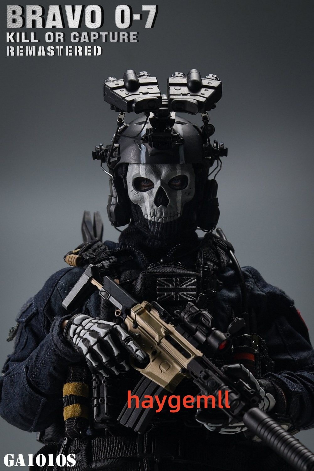 EASY&SIMPLE 1/6 Scale GA1010S SAS Night Combat Ghost Dual-Weapon Model -In Stock