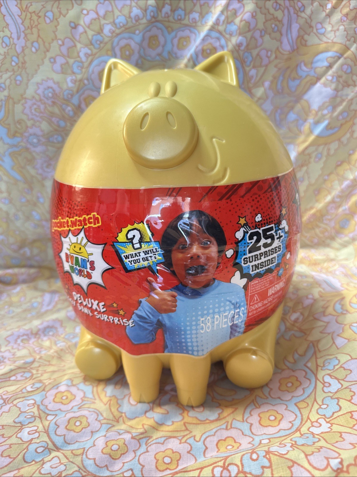 Ryan’s World Deluxe Piggy Bank Surprise Brand Kids Toy NEW Sealed