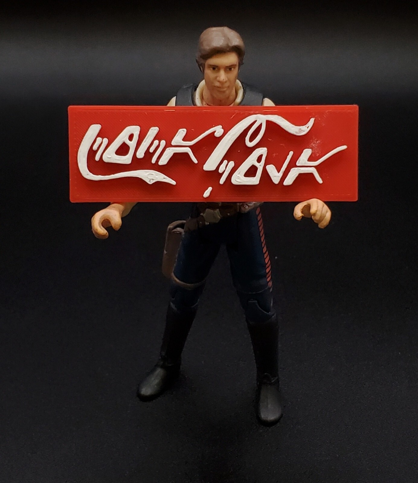 CUSTOM COCA COLA COKE SIGN FOR 3.75&Prime; STAR WARS FIGURE DIORAMA (J49)