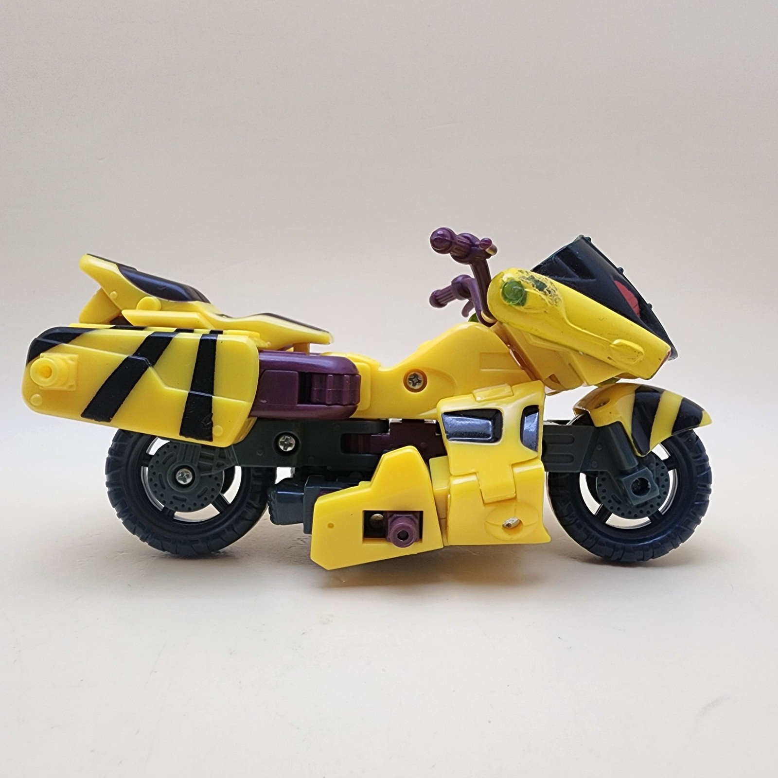 TRANSFORMERS Energon (2003) RAPID RUN 5.5&Prime; Combat Deluxe + NIGHTSCREAM Minicon