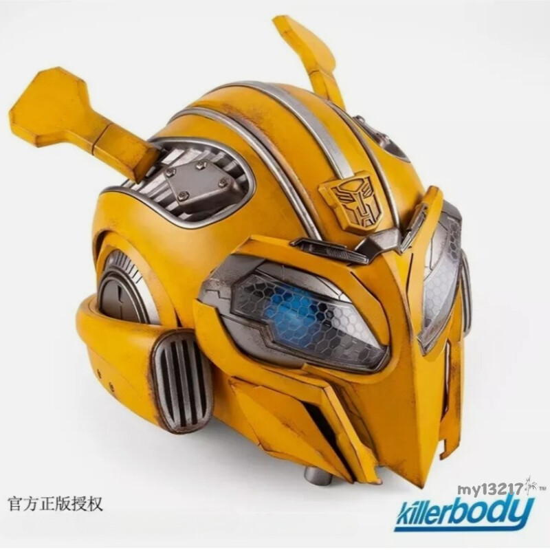 Killerbody Transforms Bumblebee 1:1 Electronic Remote & Voice Controlled Helmet