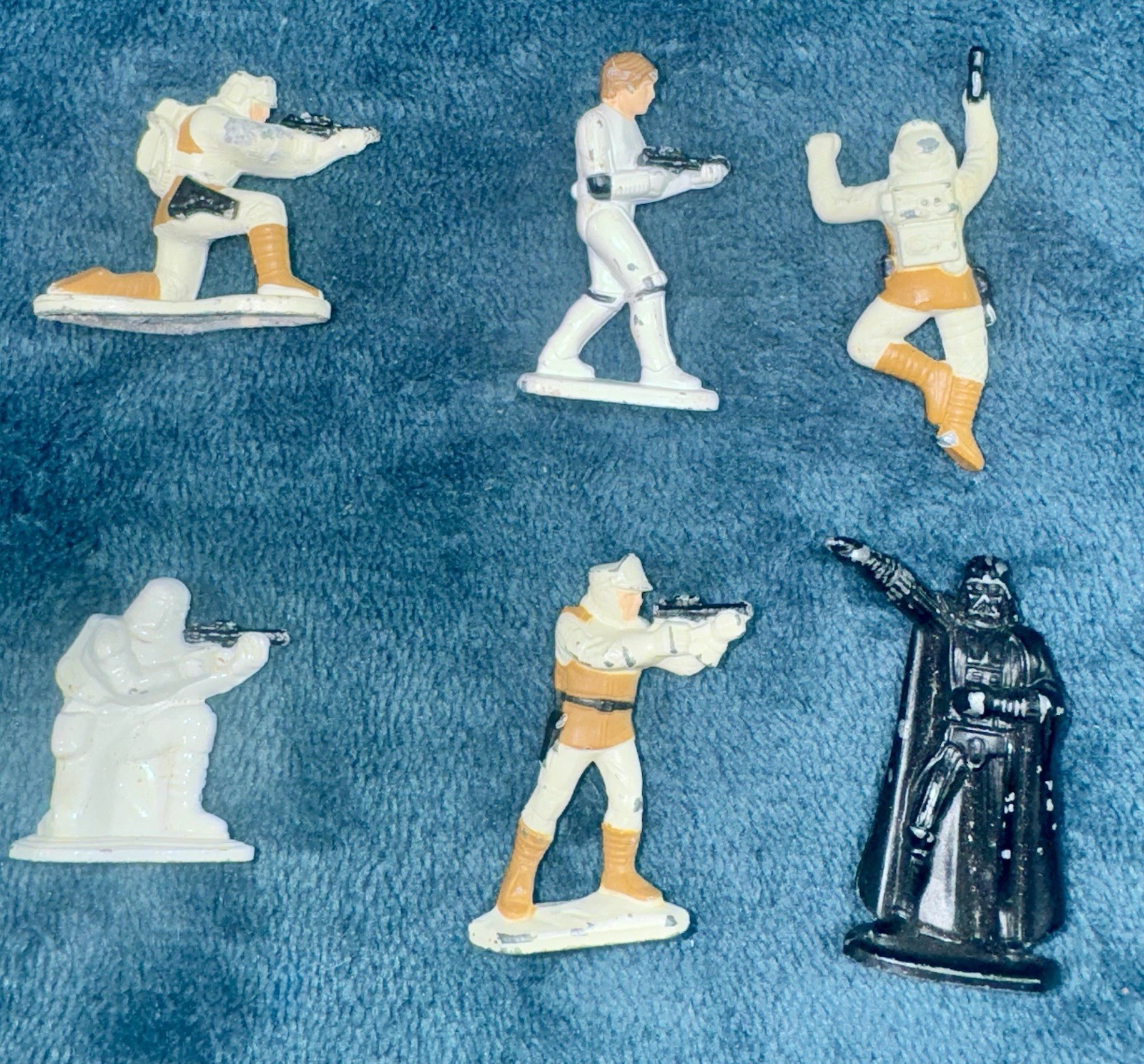 Star Wars Micro Collection Hoth Wampa Cave Complete + 6 xtra Figures Kenner 1982