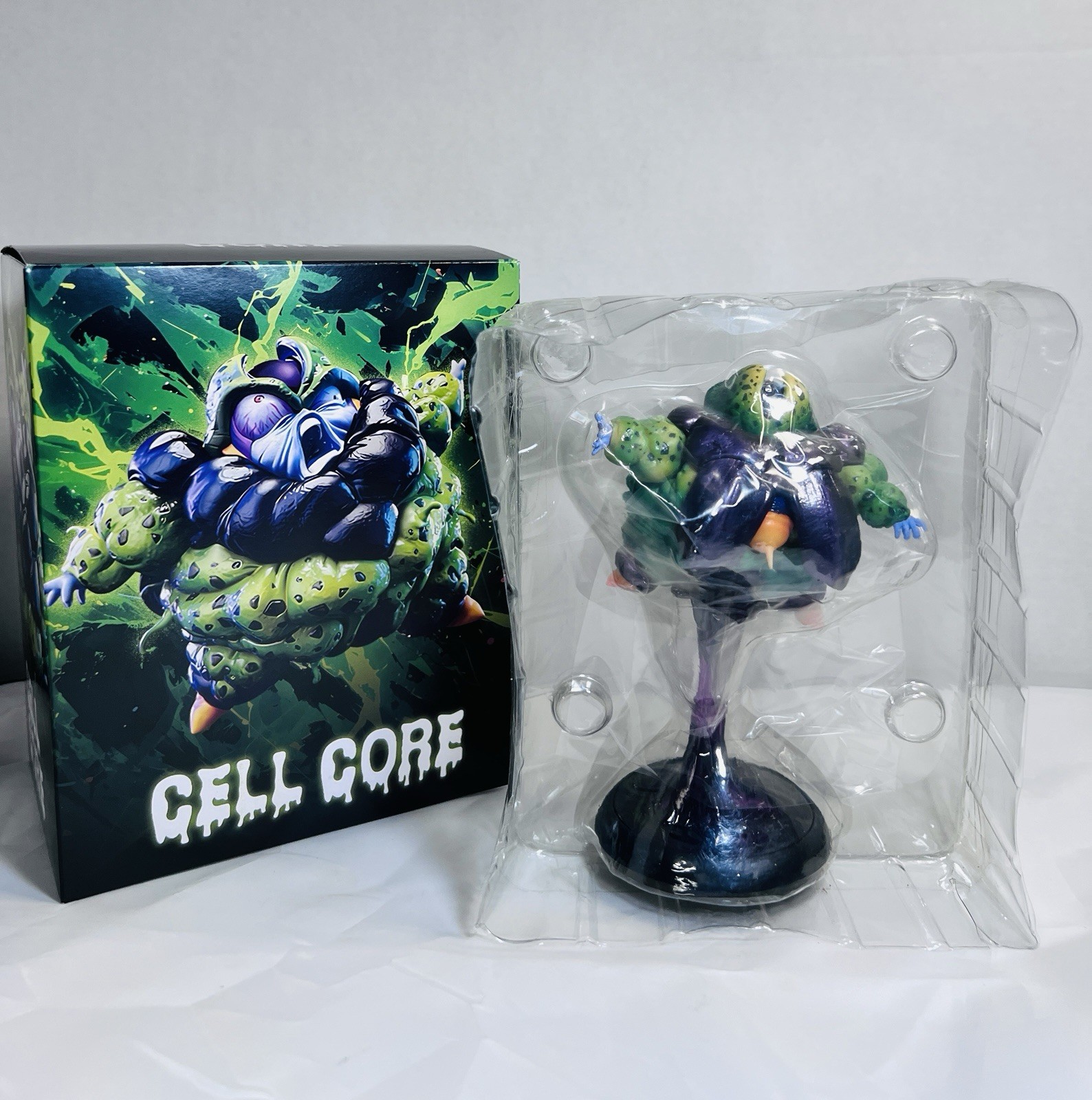 Dragon Ball Z Cell Core Self-Destruct Figure Statue From Anime Cell Games Scene