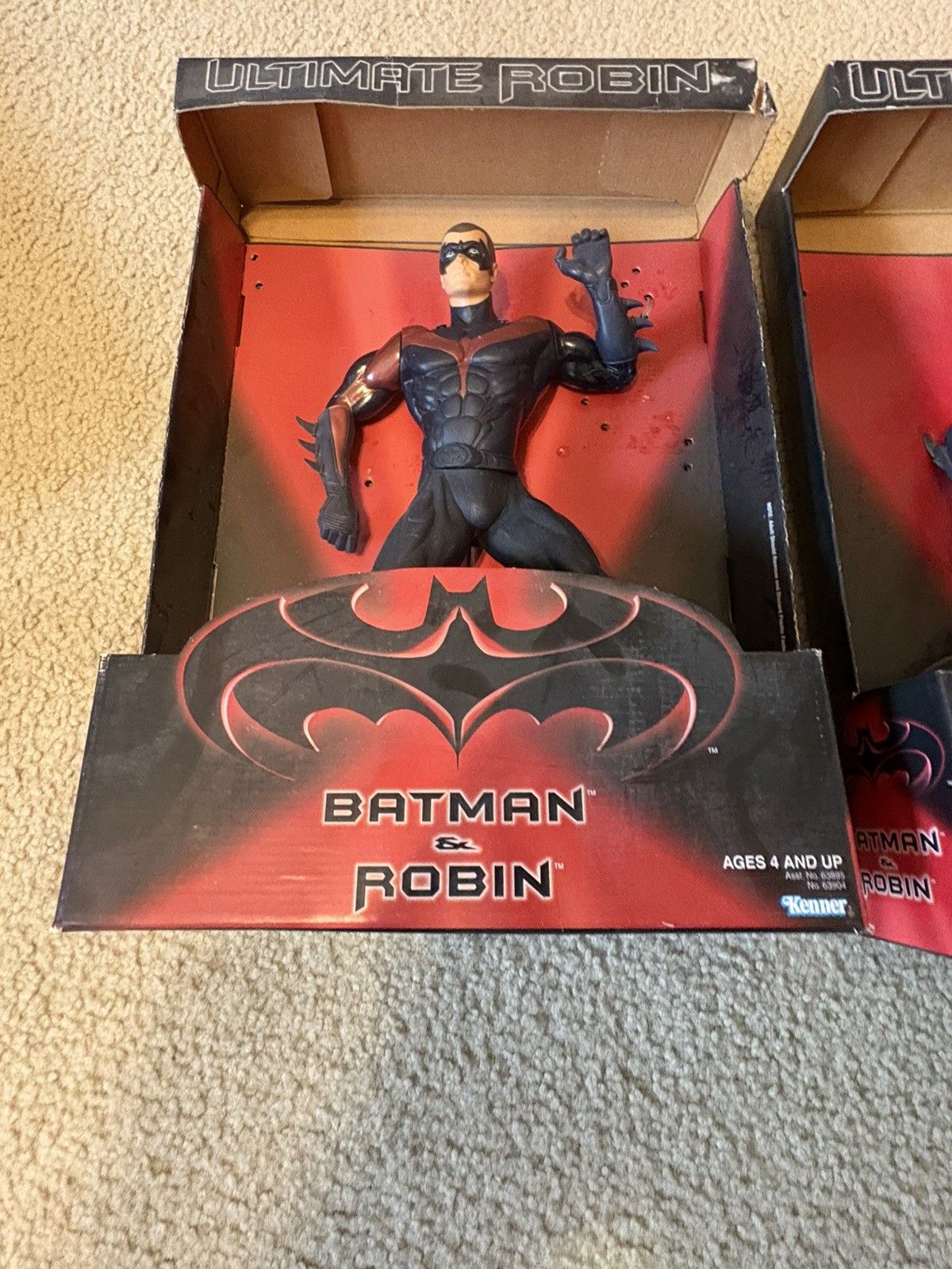 1997 Kenner Ultimate Batman And Robin Figures with Boxes READ DESCRIPTION