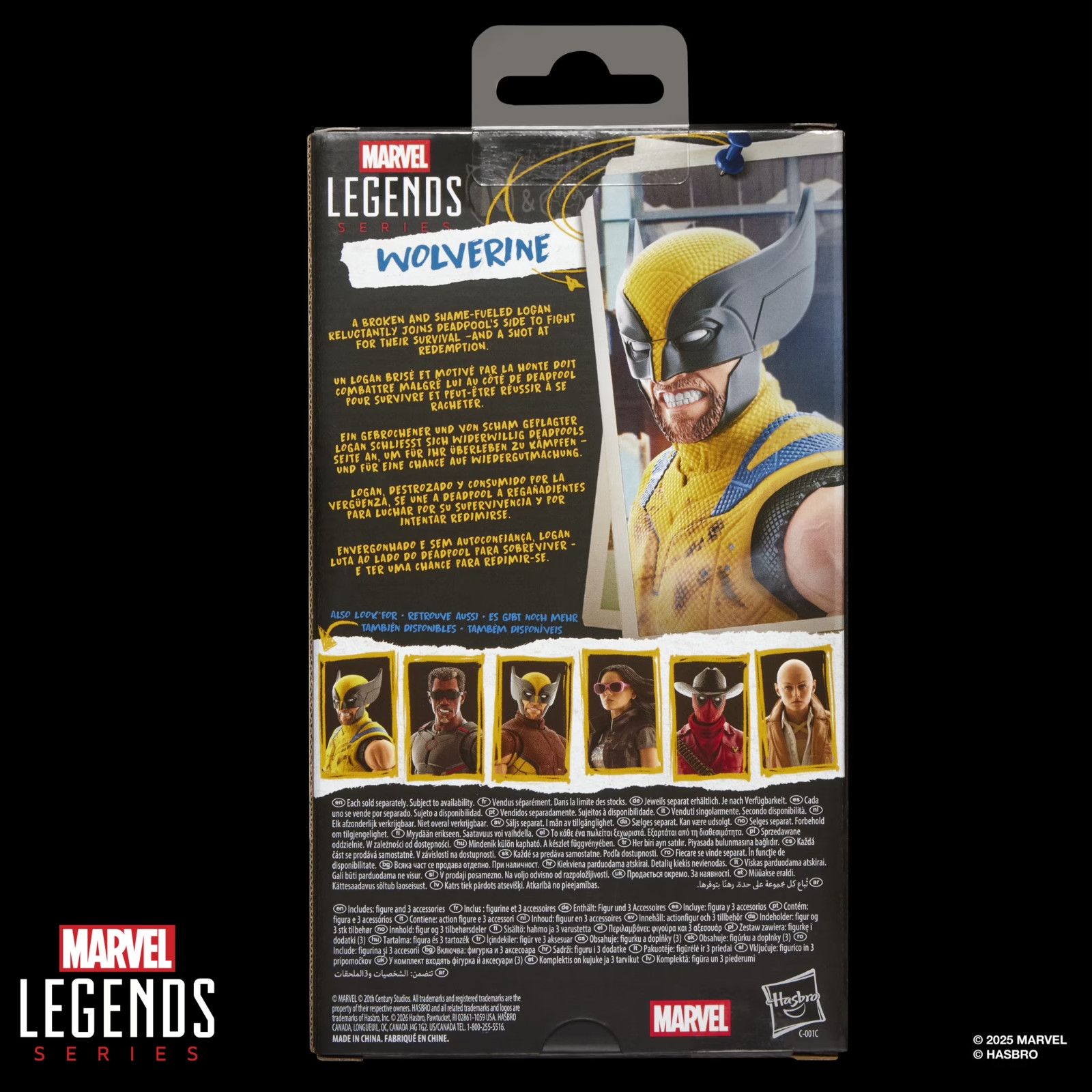 Marvel Legends Wolverine 6-Inch (Hugh Jackman) Action Figure Deadpool Movie Ver.