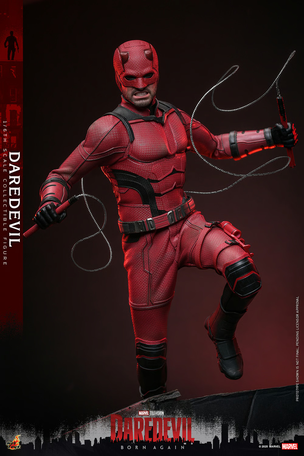 1/6 Marvel Daredevil Born Again: Daredevil Figure Hot Toys 914278 TMS154 PRESALE