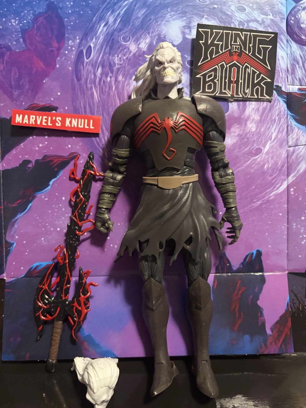 Marvel Legends KNULL LOOSE Figure Complete from King In Black 2 Pack ✅ Out Pics