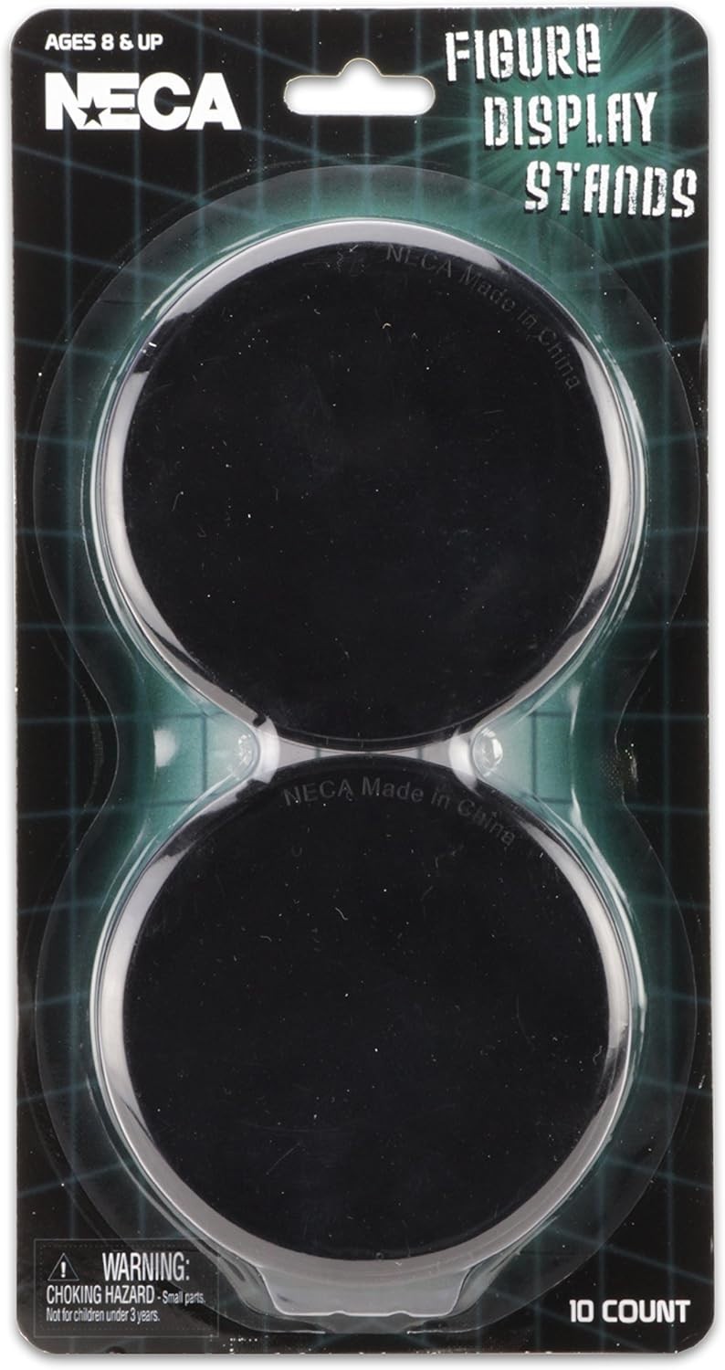 NECA – Black Figure Display Stand – Set of 10