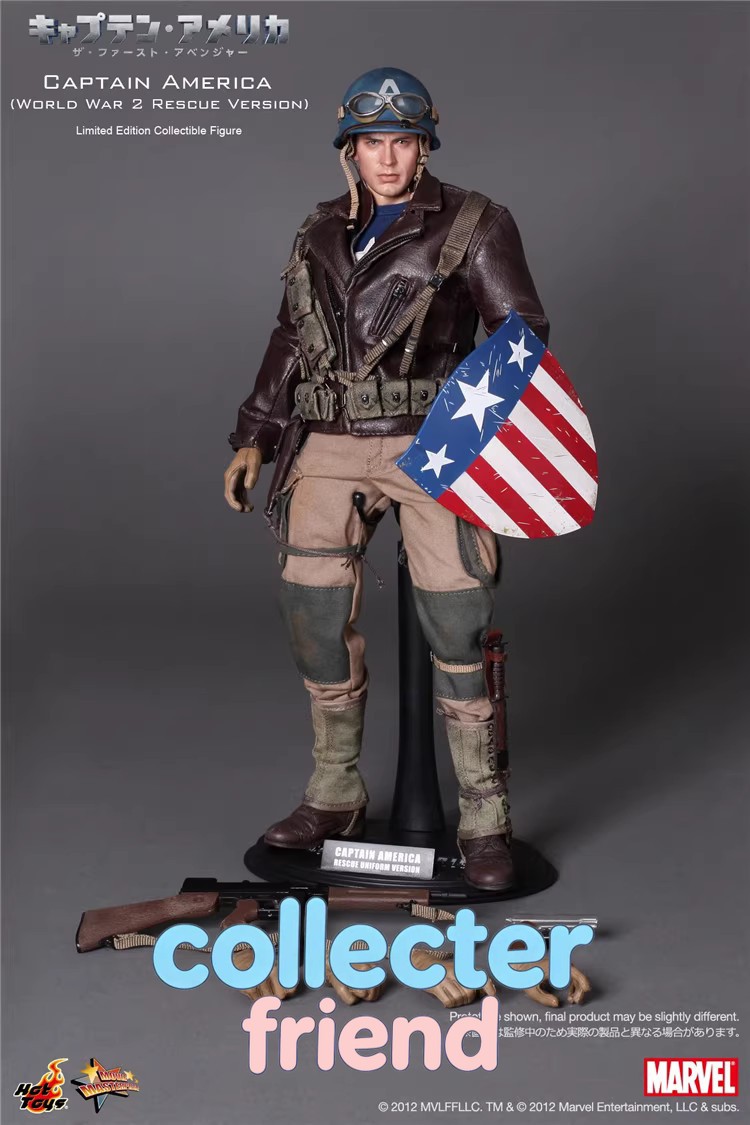 IN STOCK Hot Toys MMS 180 Captain America (Rescue Uniform Version) NEW