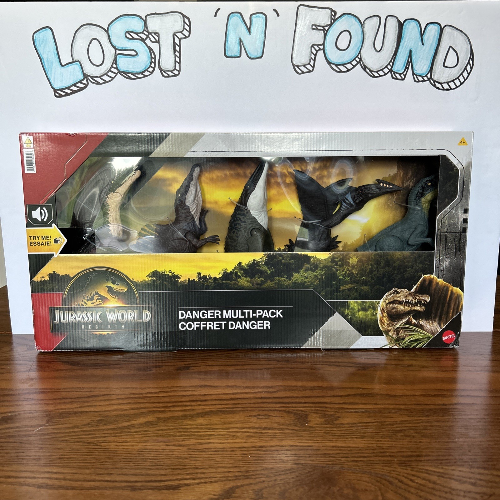 Mattel Jurassic World Rebirth Danger Multi-Pack Dinosaur Action Figure Set NIB