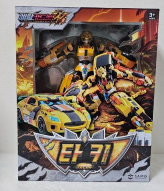 Metal Cardbot W Tachy Transforming Robot Sports Car Korean Action Toy