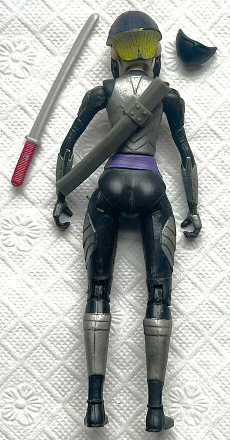 NINJA TURTLES action figure KARAI shredder daughter TMNT toy PLAYMATES girl kari