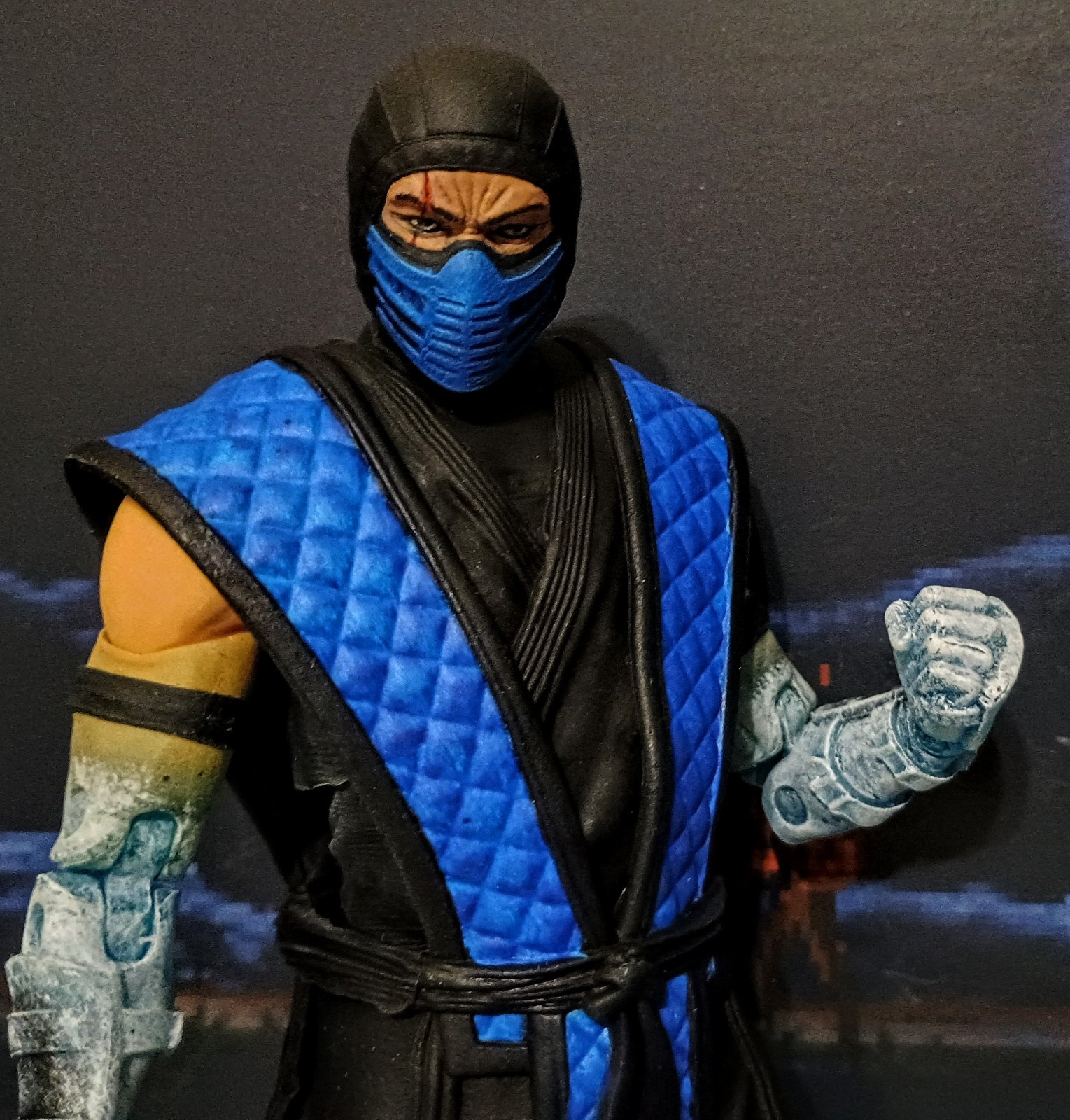 Custom Mcfarlane Mortal Kombat Klassic Kuai Liang Sub-Zero